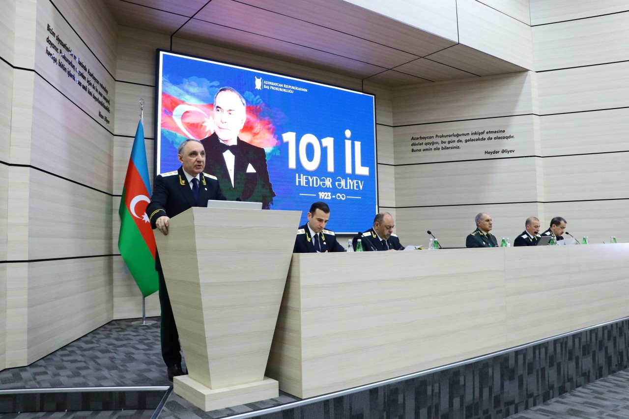 Baş Prokurorluqda geniş kollegiya iclası keçirilir - FOTOLAR