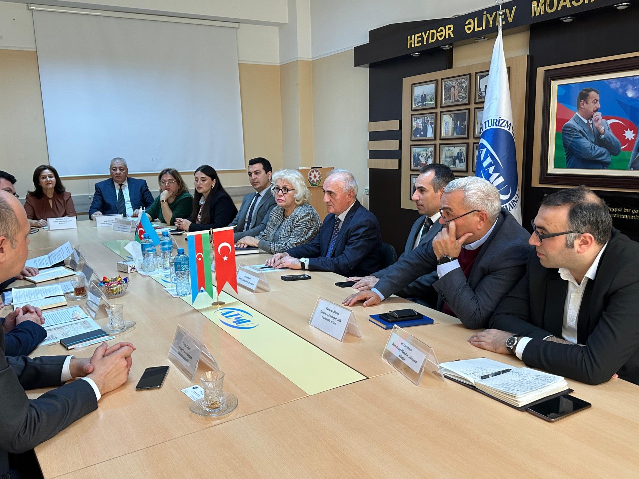 ATMU-da Qarabağ Universitetinin nümayəndələri ilə görüş keçirildi - FOTOLAR