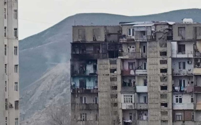 Yasamalda yaşayış binasındakı yanğınSÖNDÜRÜLDÜ