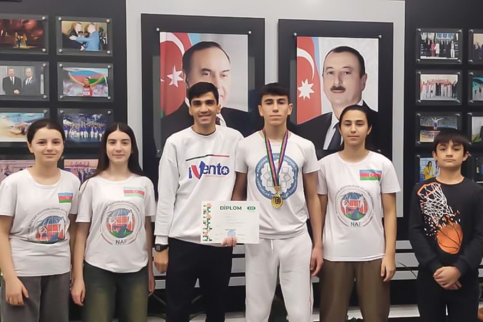 Atletimiz ardıcıl 3-cü qızıl medal qazandı - FOTO