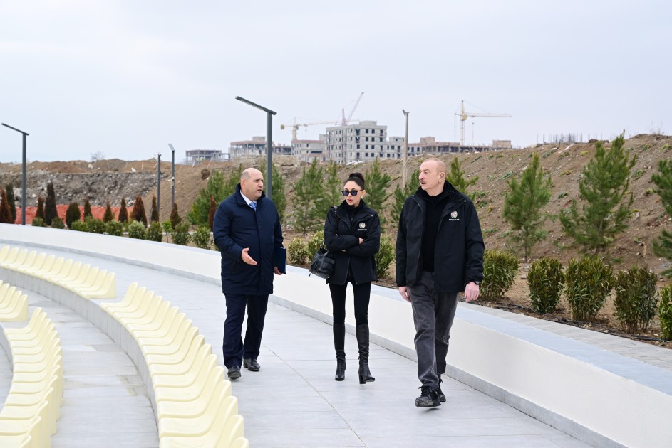 İlham Əliyev Ağdam Muğam Mərkəzində görülən işlərlə tanış oldu - FOTOLAR