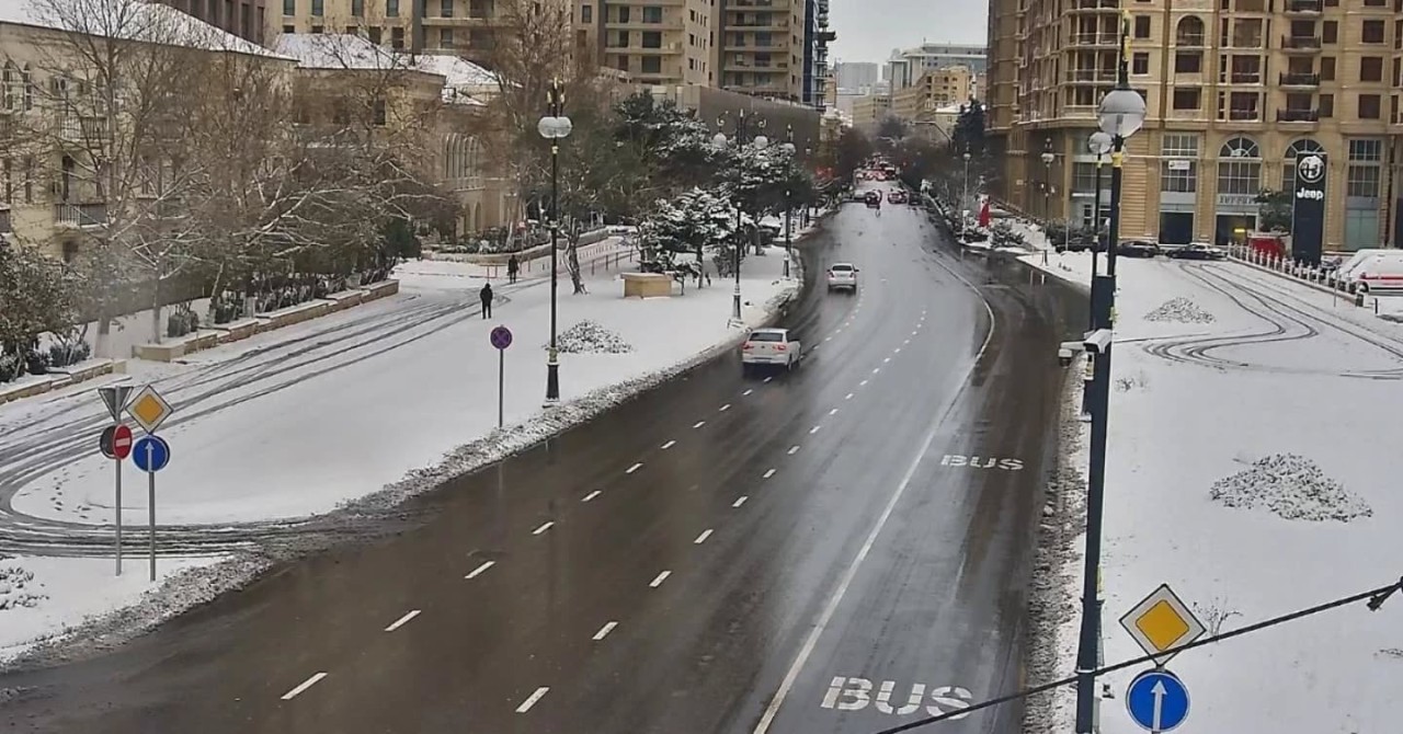 Yeni həftəyə tıxacsız başlayan Bakı - FOTOLAR