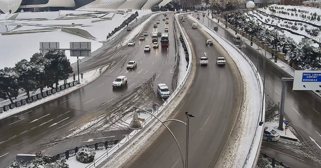 Yeni həftəyə tıxacsız başlayan Bakı - FOTOLAR