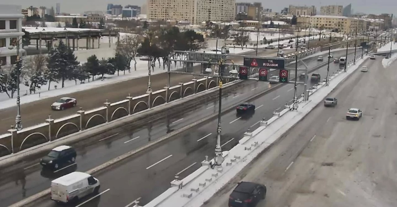 Yeni həftəyə tıxacsız başlayan Bakı - FOTOLAR