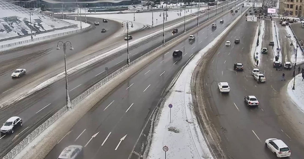 Yeni həftəyə tıxacsız başlayan Bakı - FOTOLAR