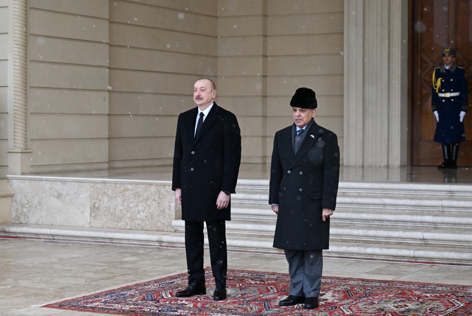 Prezident Şahbaz Şərifi qarşıladı - FOTOLAR