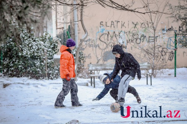 Sabah Bakıdasulu qar yağacaq