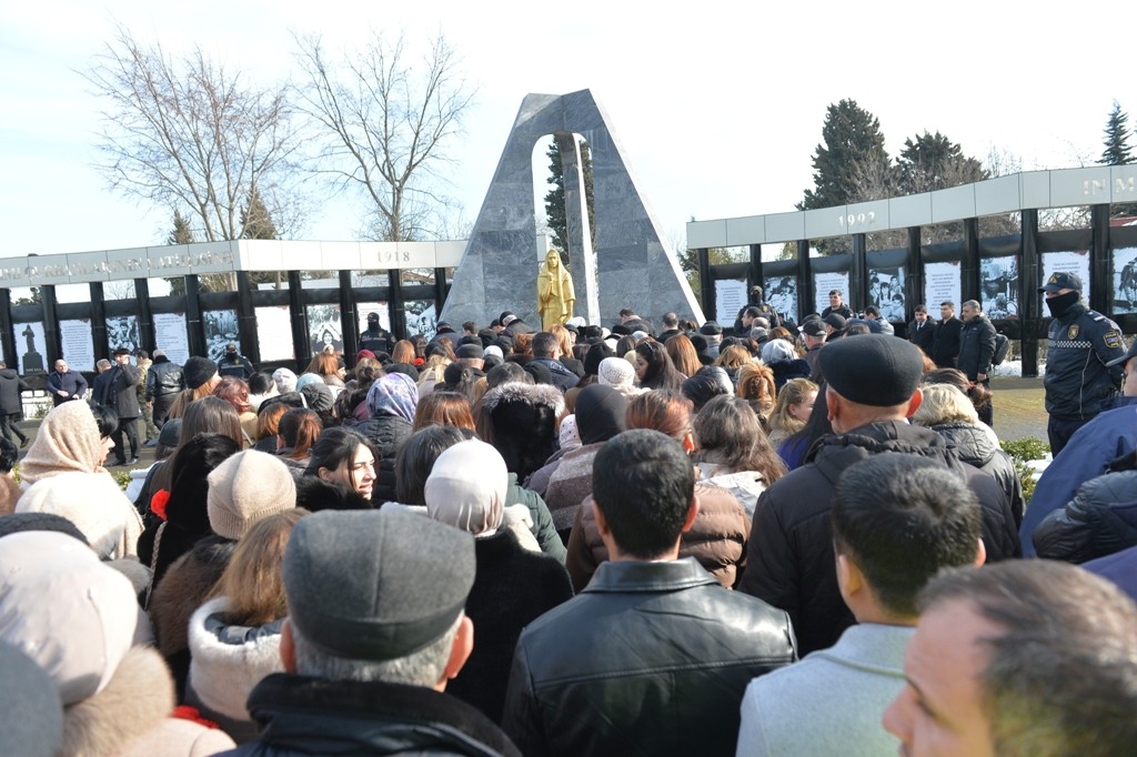 Lənkəranda Xocalı faciəsinin 33-cü ildönümü qeyd olunub - FOTOLAR