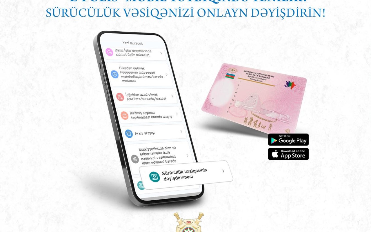 Sürücülük vəsiqəsini onlayn yolla dəyişmək mümkün olacaq- VİDEO