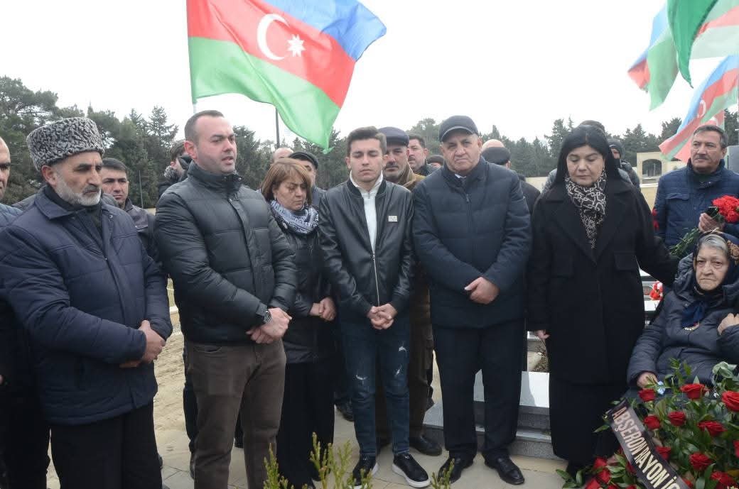 Şəhid polkovnik-leytenantın doğum günü keçirildi - FOTOLAR