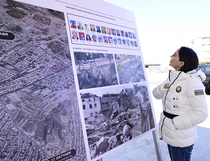 Birinci vitse-prezident Gəncə Memorial Kompleksinin layihəsi ilə tanış oldu (FOTOLAR)