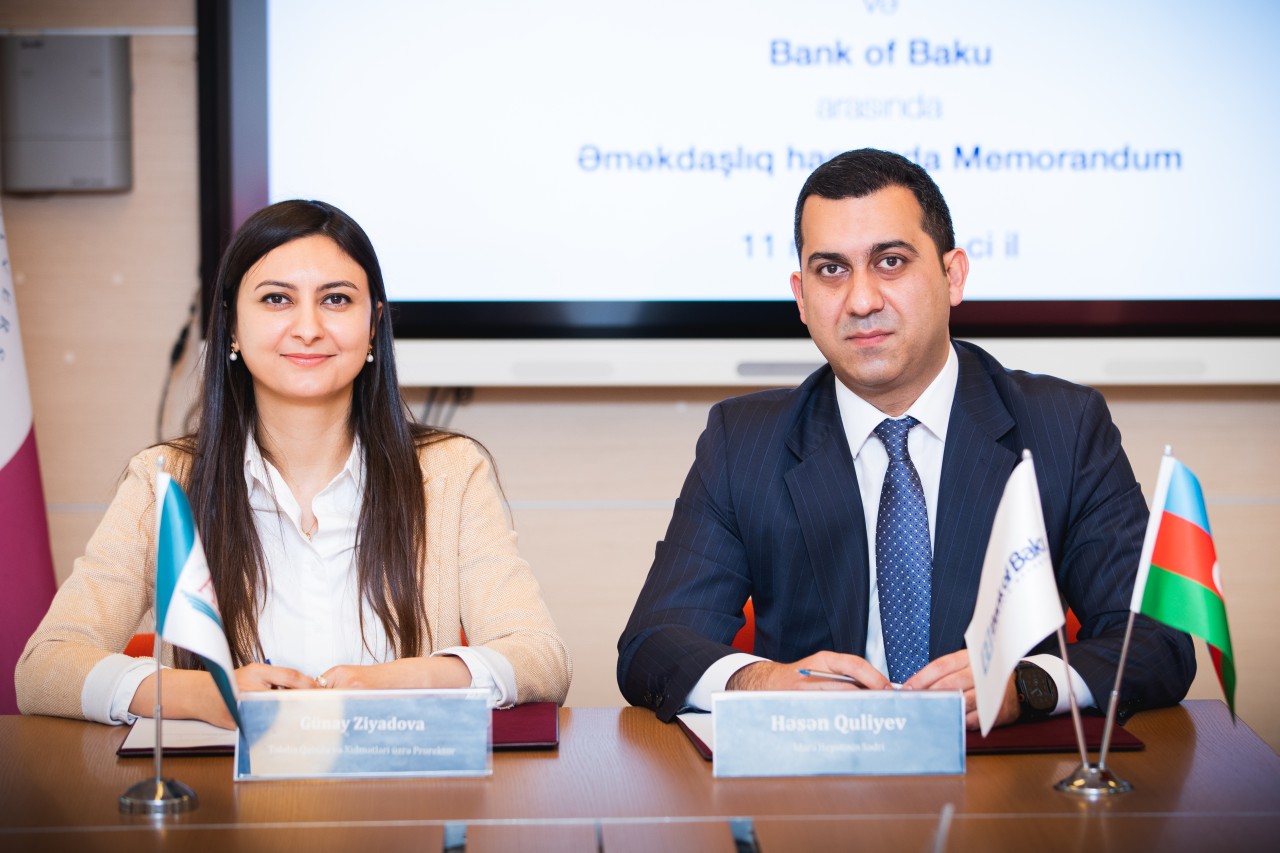 "Bank of Baku" və ADA Universiteti arasında memorandum imzalanıb - FOTOLAR