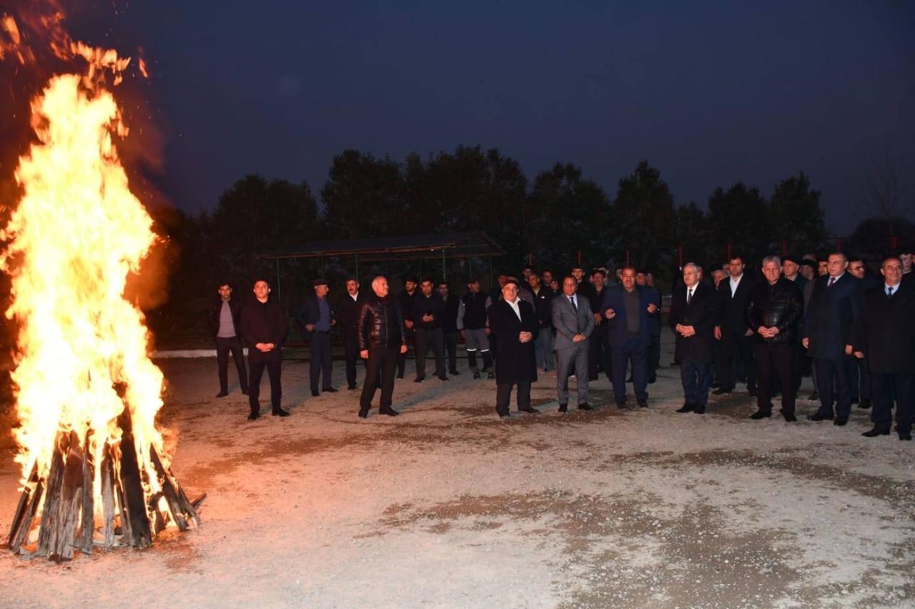 Ağdamın Çıraxlı kəndində Yel çərşənbəsi qeyd edildi - FOTOLAR