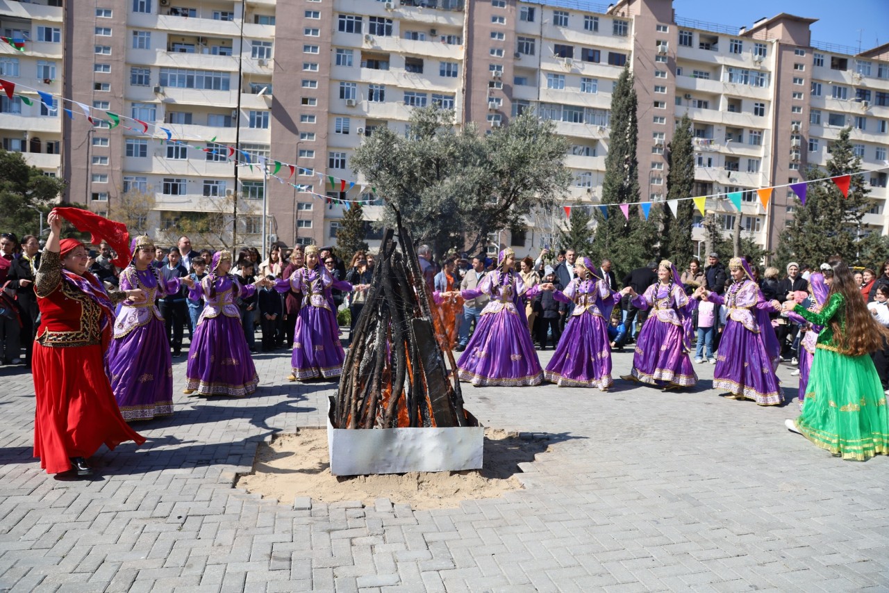 Xətai rayonunda Novruz şənliyi keçirildi - FOTOLAR