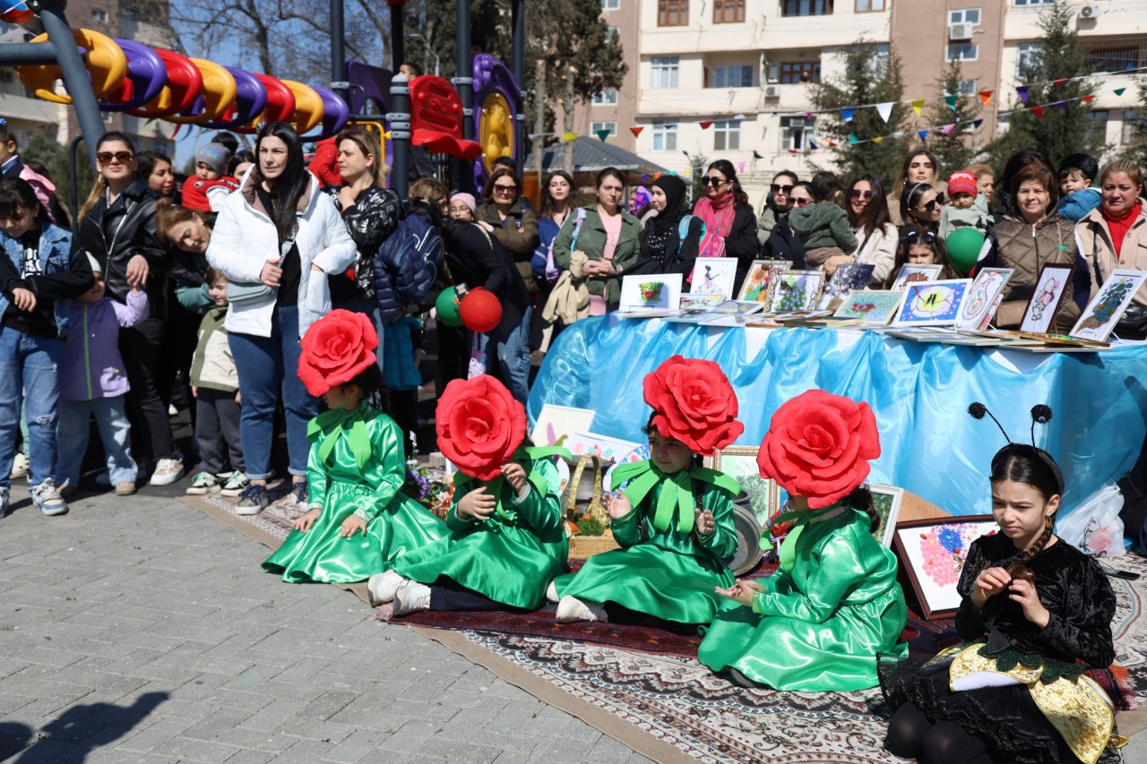 Xətai rayonunda Novruz şənliyi keçirildi - FOTOLAR