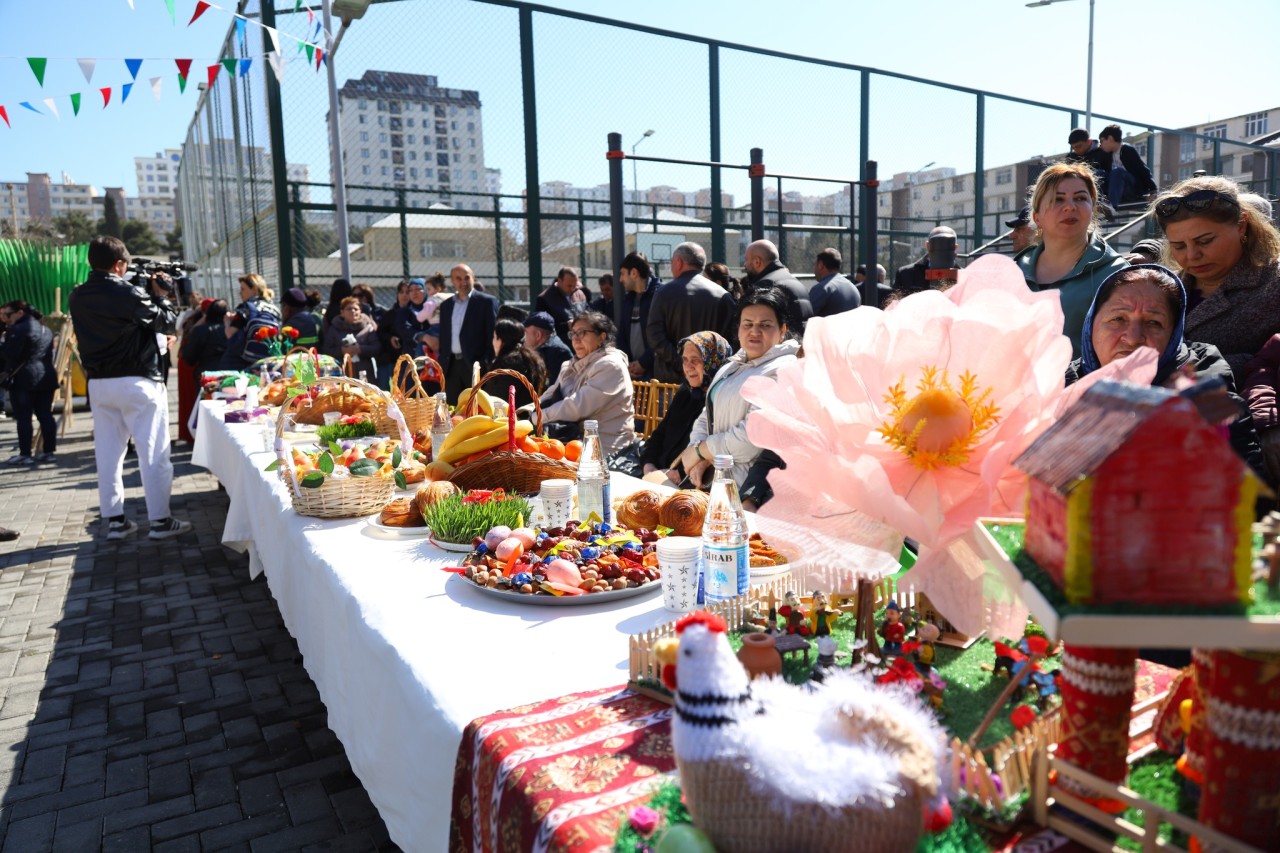 Xətai rayonunda Novruz şənliyi keçirildi - FOTOLAR