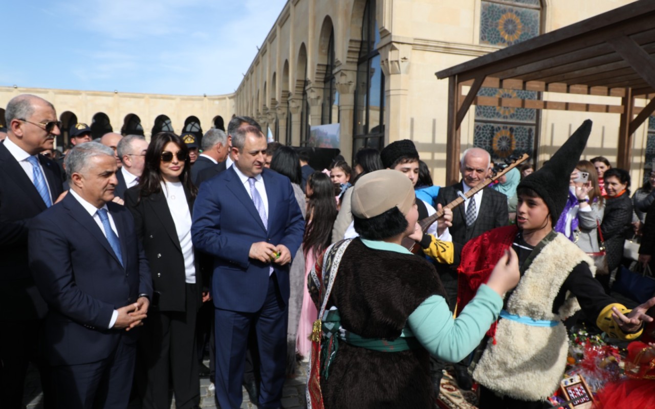 Suraxanıda Novruz bayramı təntənəli qeyd olunub -FOTOLAR