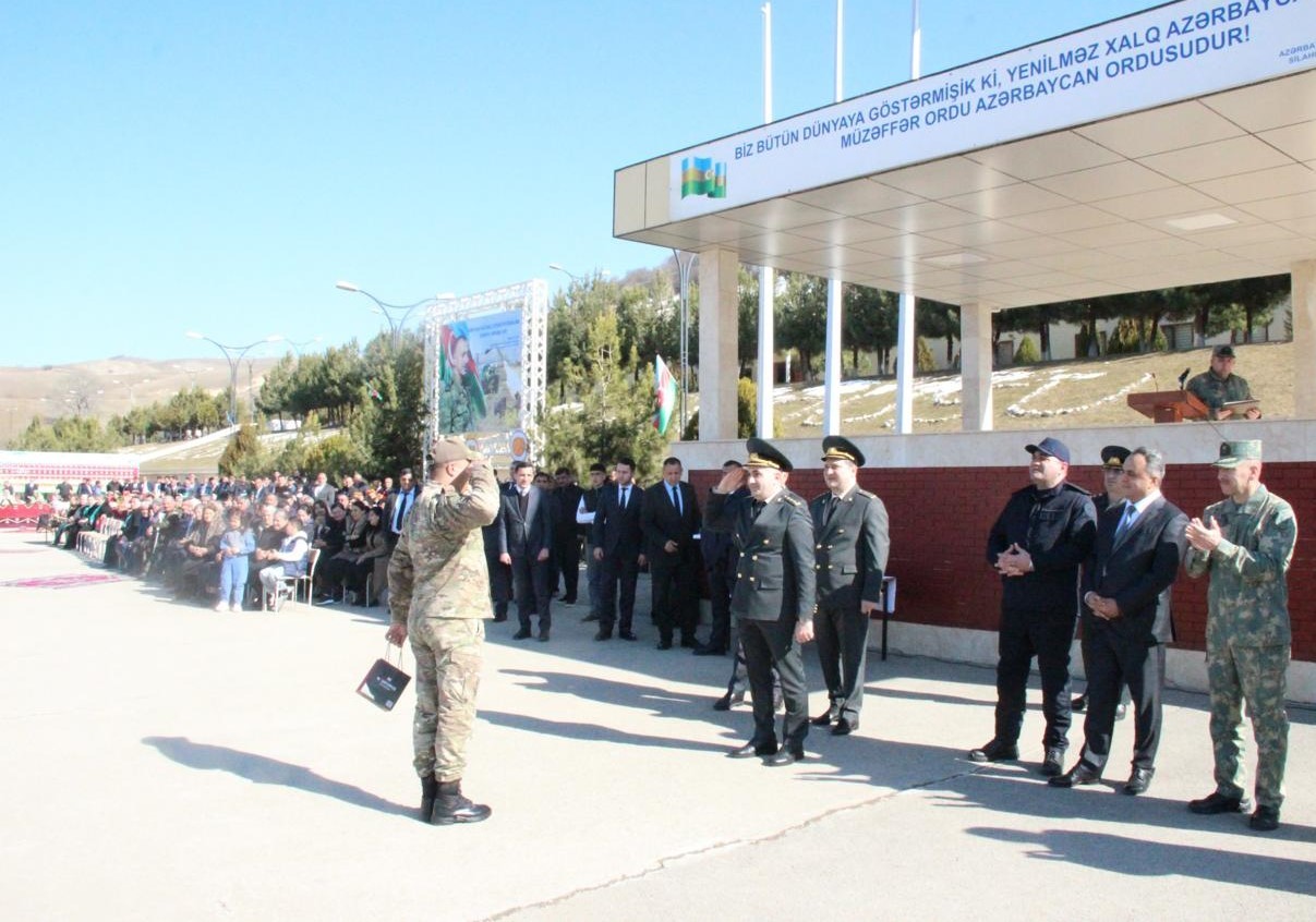 Goranboyda hərbi hissədə bayram tədbiri keçirildi - FOTOLAR