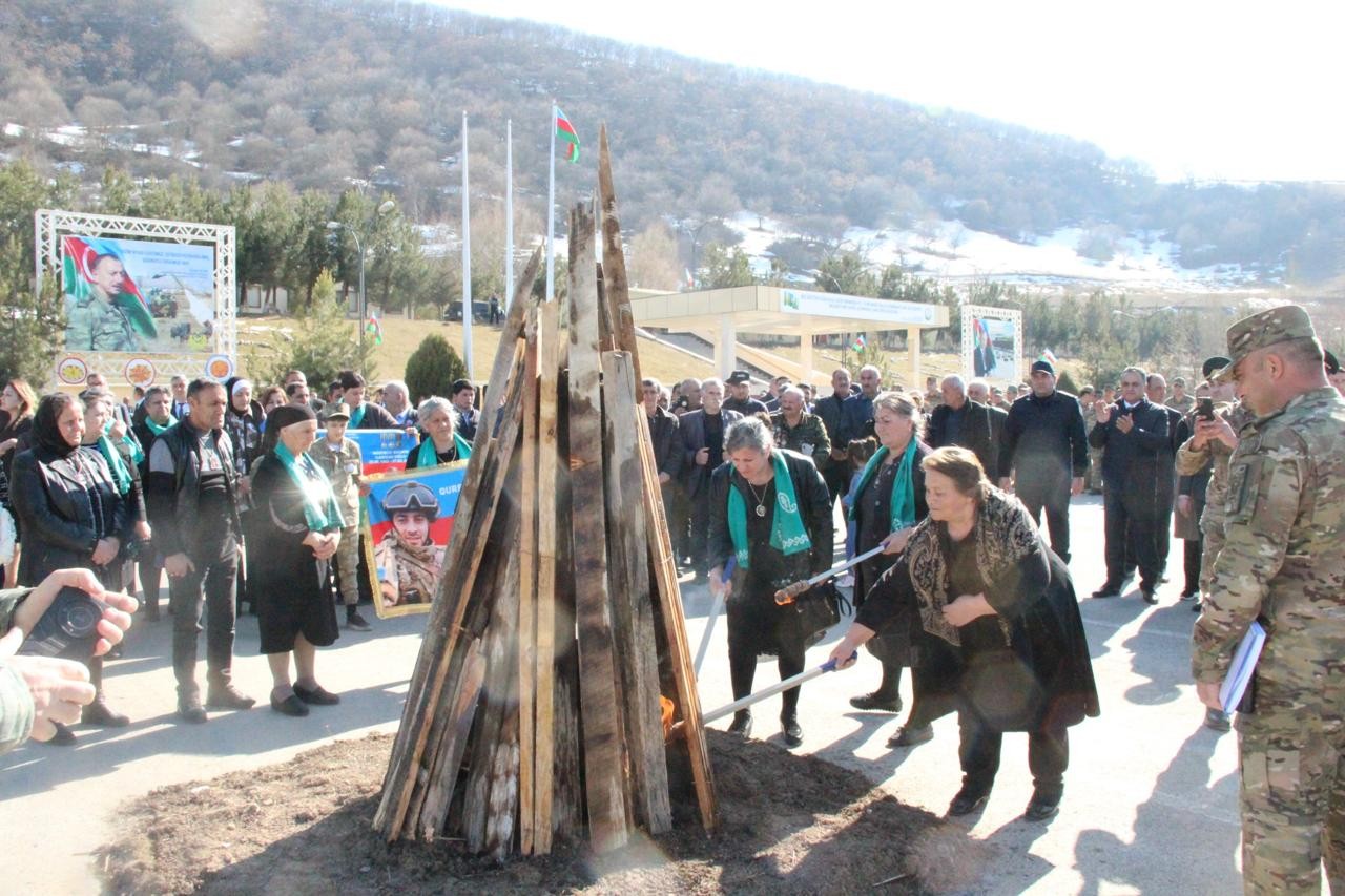 Goranboyda hərbi hissədə bayram tədbiri keçirildi - FOTOLAR