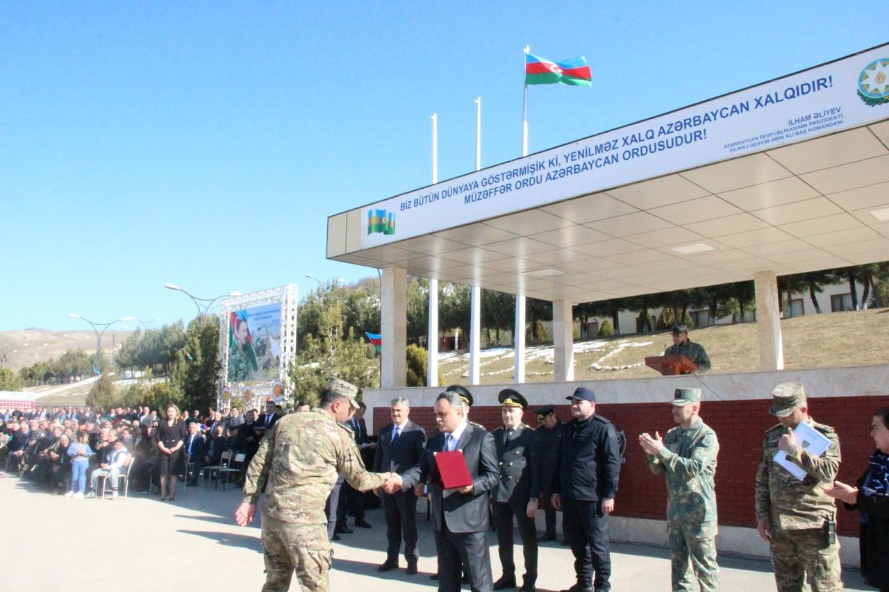 Goranboyda hərbi hissədə bayram tədbiri keçirildi - FOTOLAR