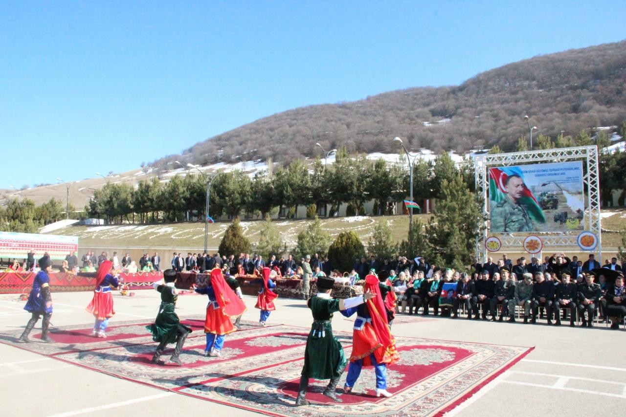 Goranboyda hərbi hissədə bayram tədbiri keçirildi - FOTOLAR