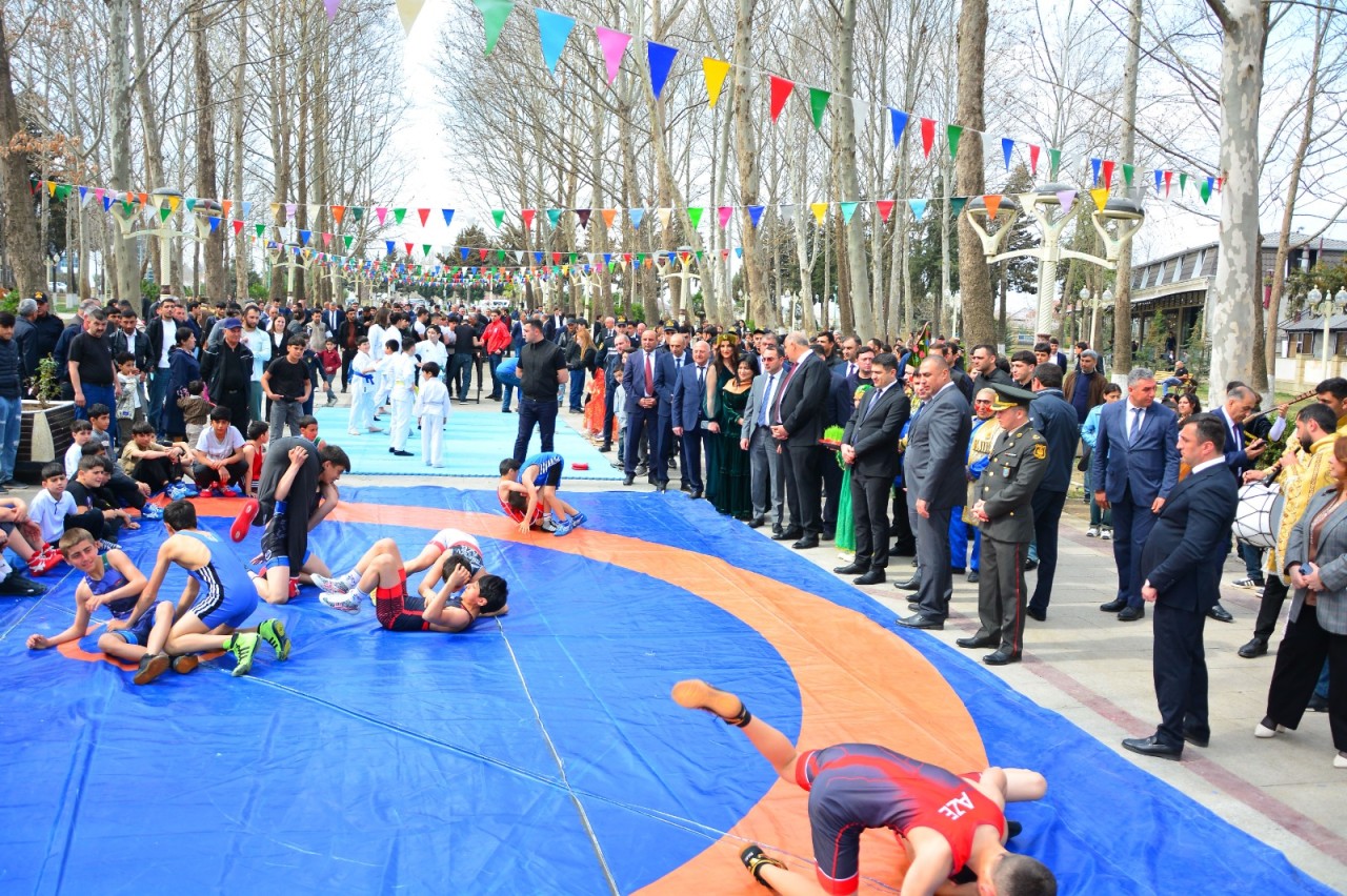 Ağstafada Novruz bayramı qeyd olunub - FOTOLAR