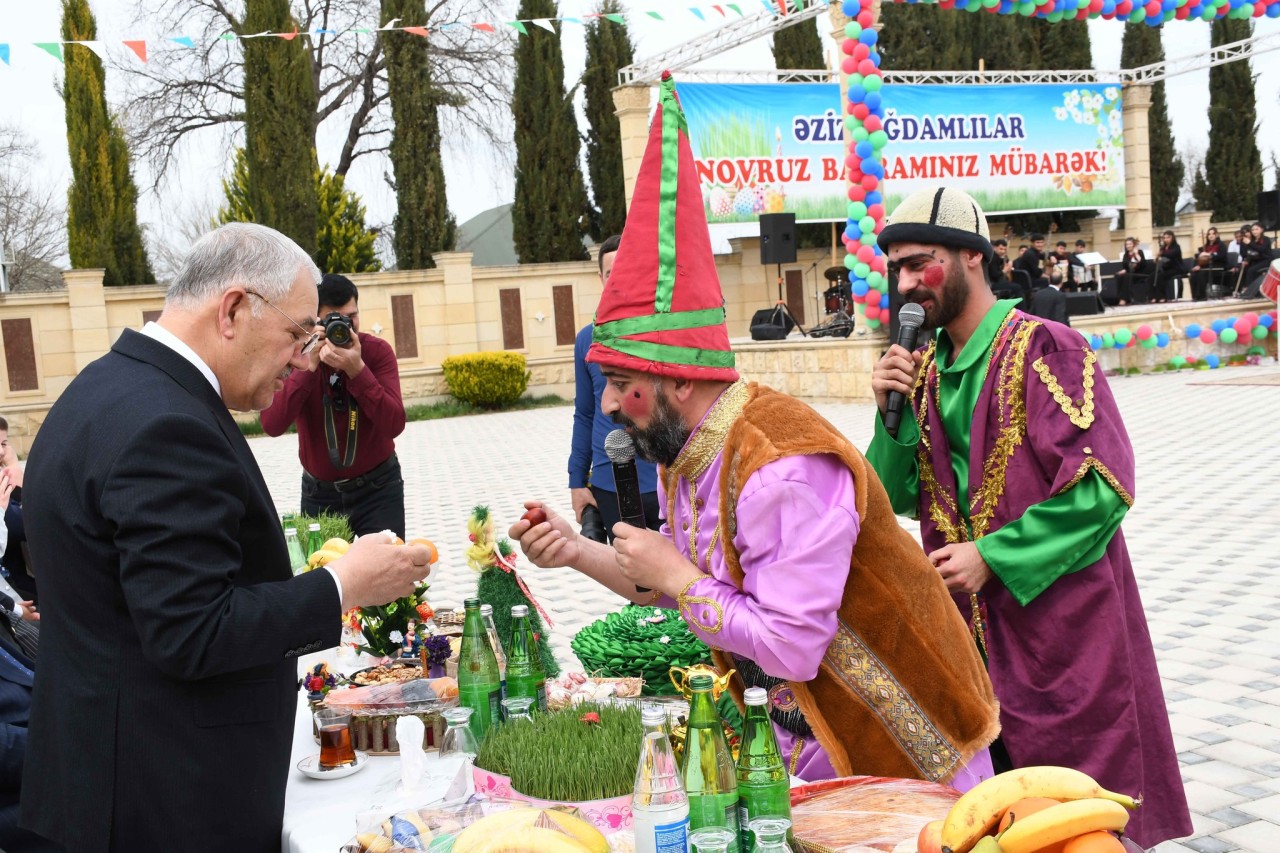 Ağdamda Novruz bayramı təntənəli şəkildə qeyd edilib - FOTOLAR