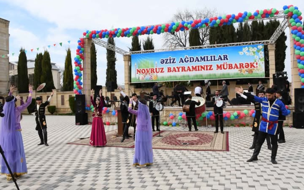 Ağdamda Novruz bayramı təntənəli şəkildə qeyd edilib -FOTOLAR