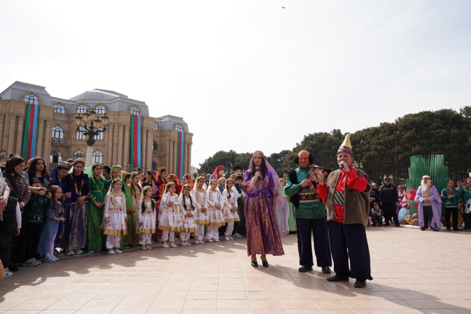 Abşeron rayonunda Novruz şənliyi keçirildi - FOTOLAR