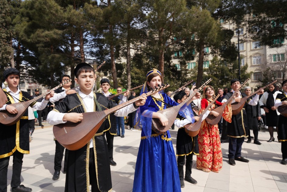 Abşeron rayonunda Novruz şənliyi keçirildi - FOTOLAR