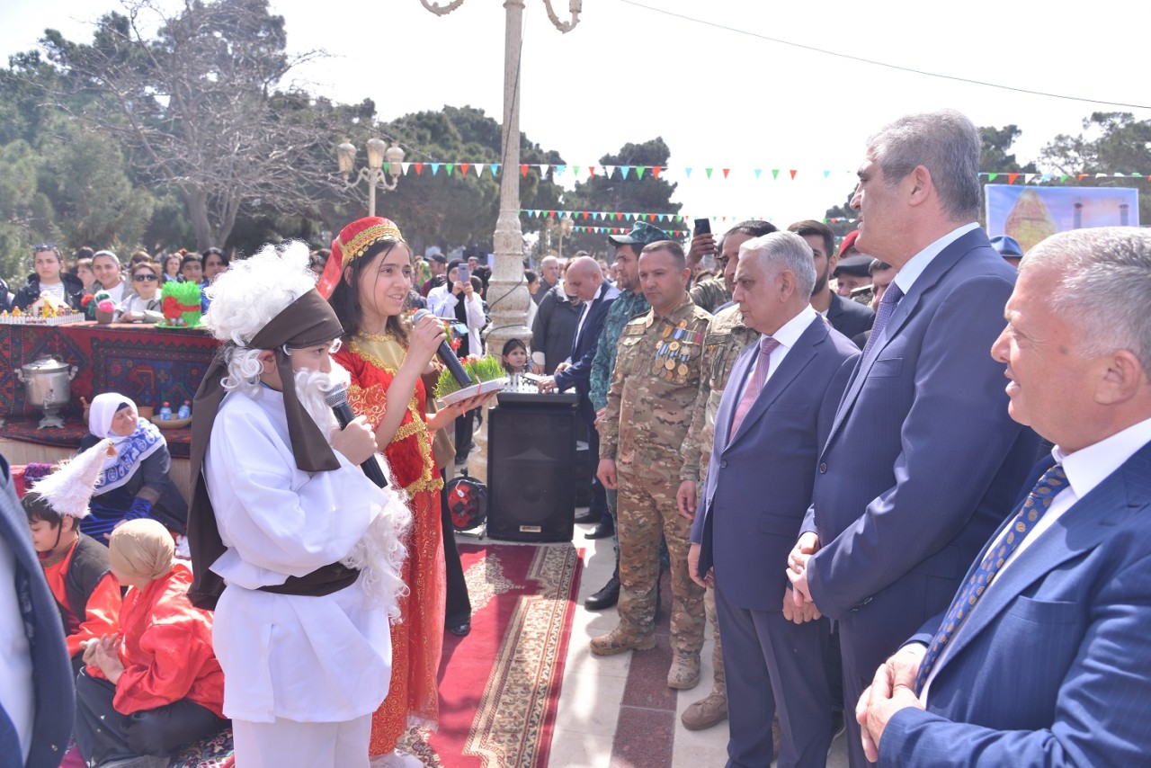 Qaradağda Novruz şənliyi təşkil olunub - FOTOLAR