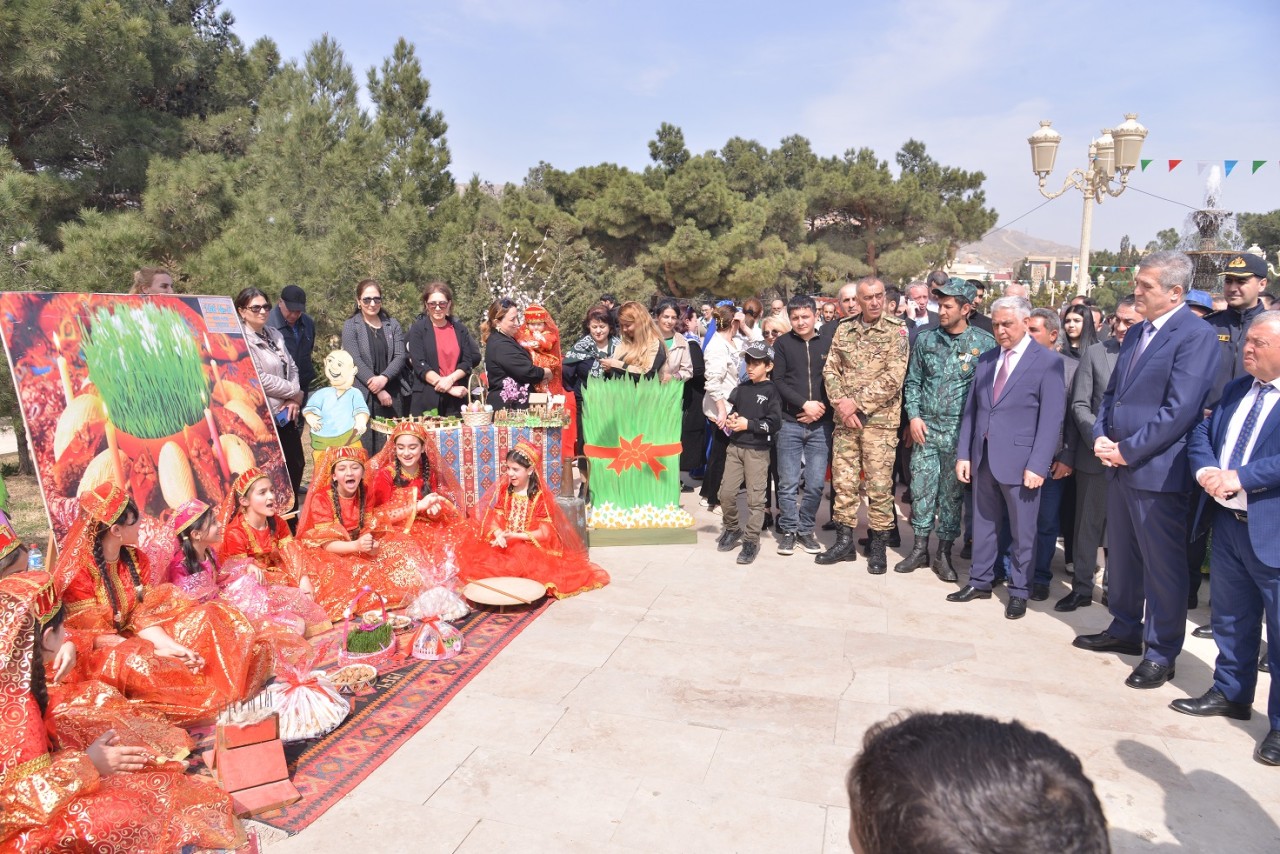 Qaradağda Novruz şənliyi təşkil olunub - FOTOLAR