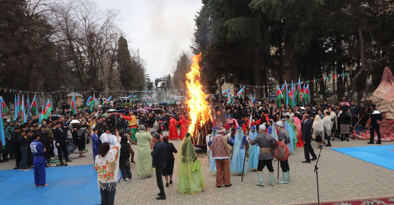 Qazaxda Novruz bayramı təntənəli şəkildə qeyd edilib - FOTOLAR