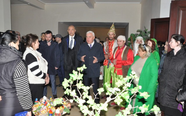 Pirallahıda Novruz bayramı təntənəli qeyd olunub -FOTOLAR