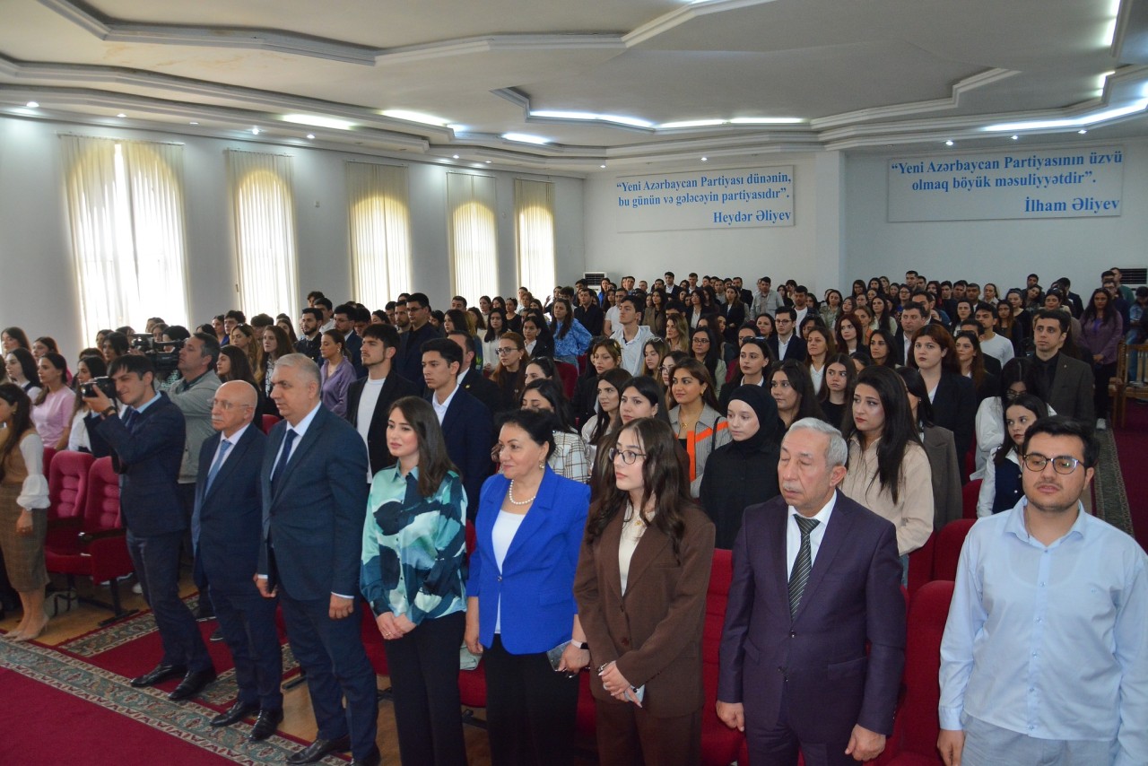 YAP “Vətənpərvər gənclik parlaq gələcəyimizin təminatıdır” mövzusunda tədbir keçirdi - FOTOLAR