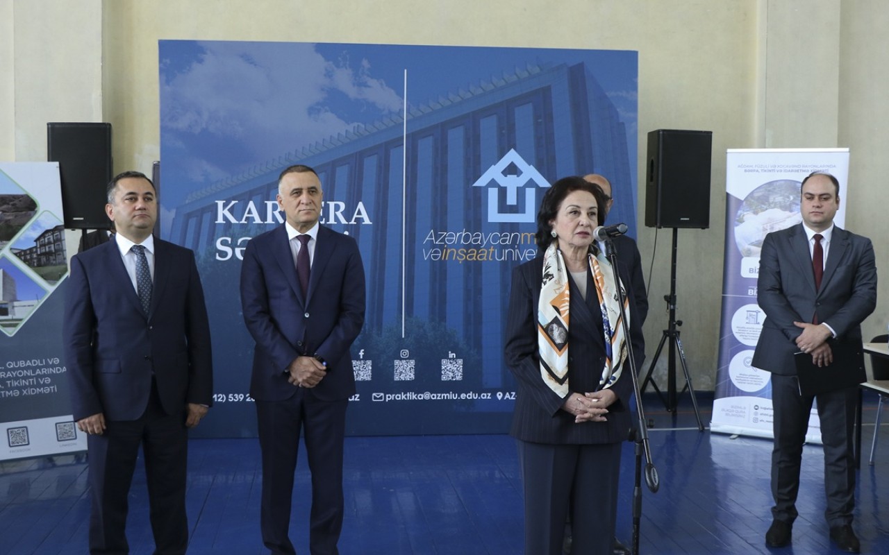AzMİU-da sayca VI Karyera Sərgisi təşkil olunub -FOTOLAR AzMİU-da sayca VI Karyera Sərgisi təşkil olunub -FOTOLAR