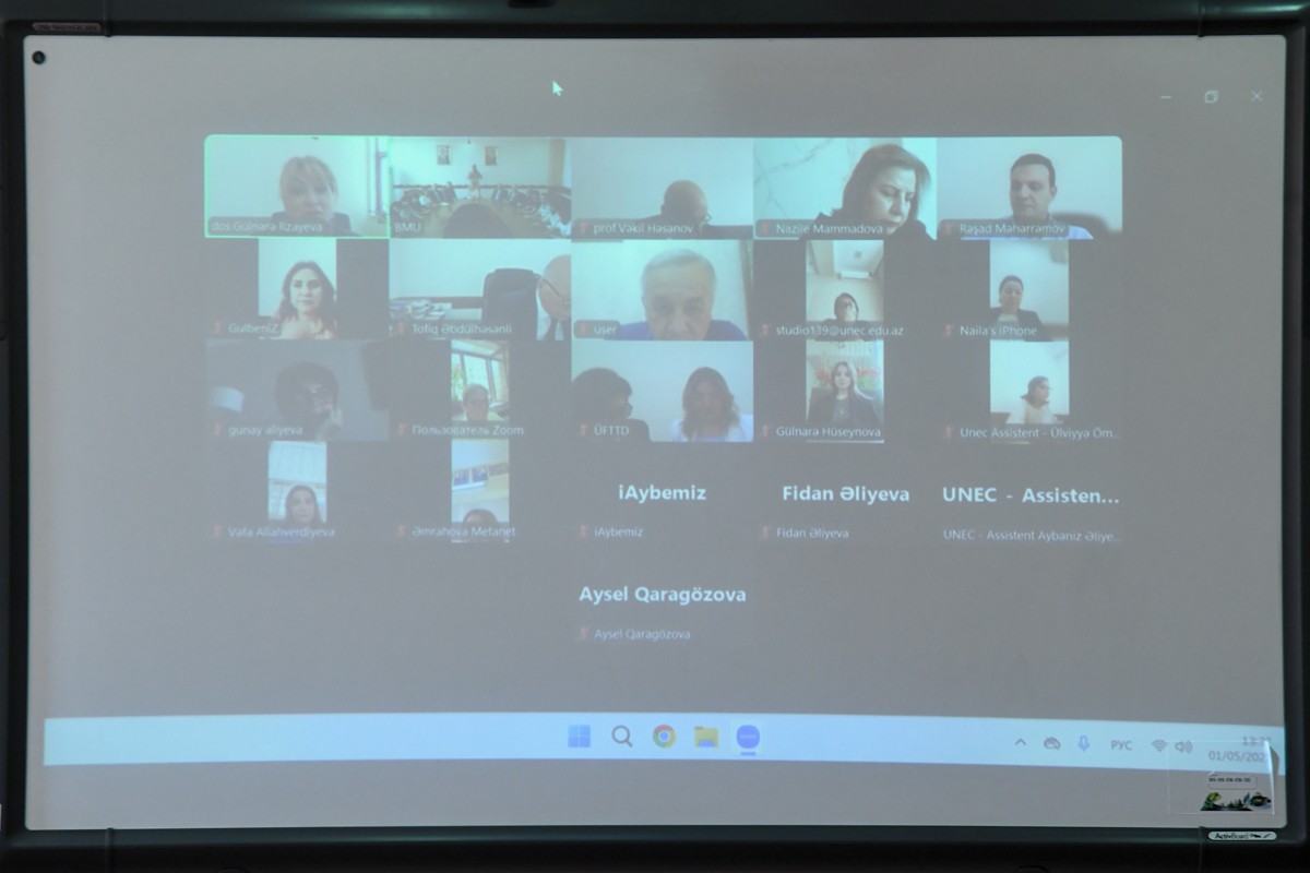BMU ilə UNEC birgə elmi seminar keçirib - FOTOLAR