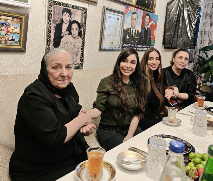 Leyla və Arzu Əliyeva Polad Həşimovun evində olublar - FOTOLAR