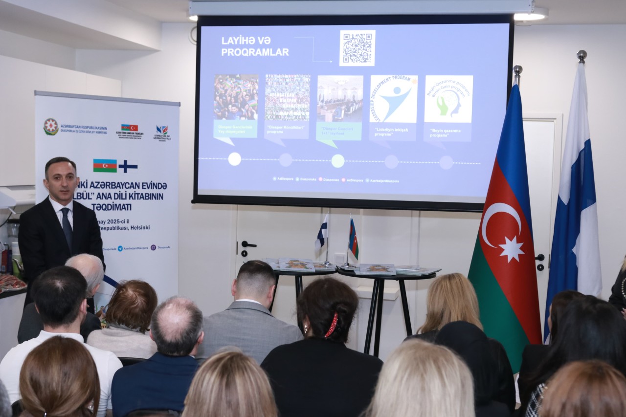 Helsinki Azərbaycan Evində icma üzvləri ilə görüş keçirilib - FOTOLAR