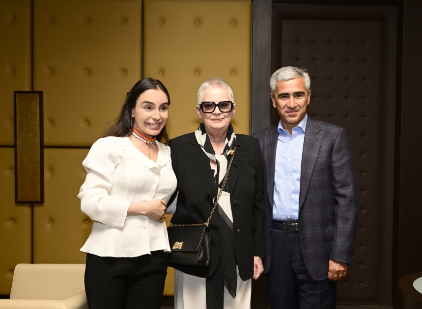 Leyla Əliyeva Maqsud İbrahimbəyovun yaradıcılıq gecəsində - FOTOLAR