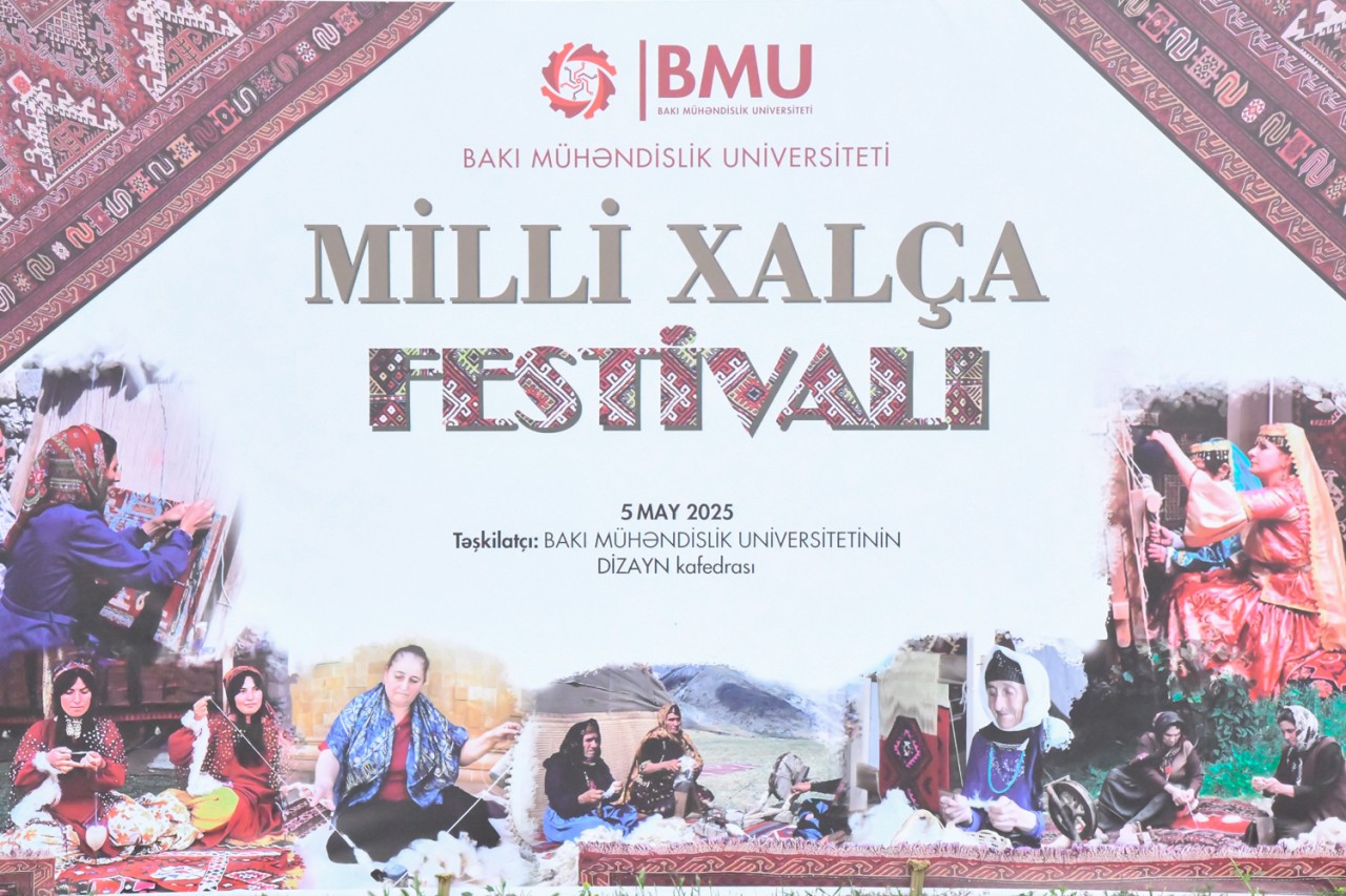 BMU-da Milli Xalça Festivalı keçirilib - FOTOLAR