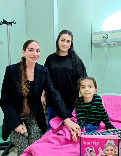 Leyla və Arzu Əliyevalar Onkologiya Mərkəzində - FOTOLAR