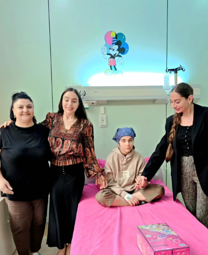 Leyla və Arzu Əliyevalar Onkologiya Mərkəzində - FOTOLAR
