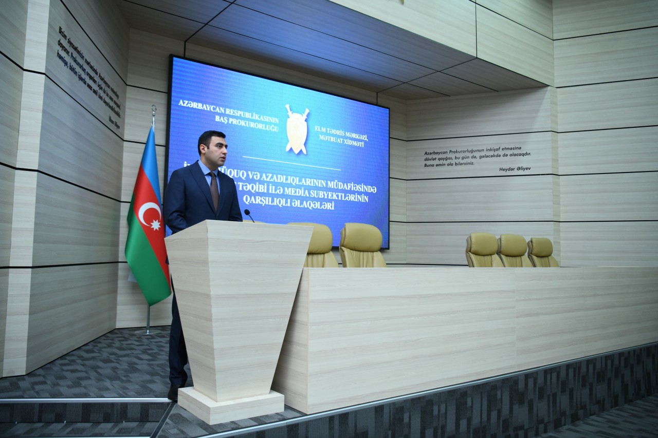 Baş Prokurorluqda media subyektləri və gənclərin iştirakı ilə tədbir keçirildi - FOTOLAR