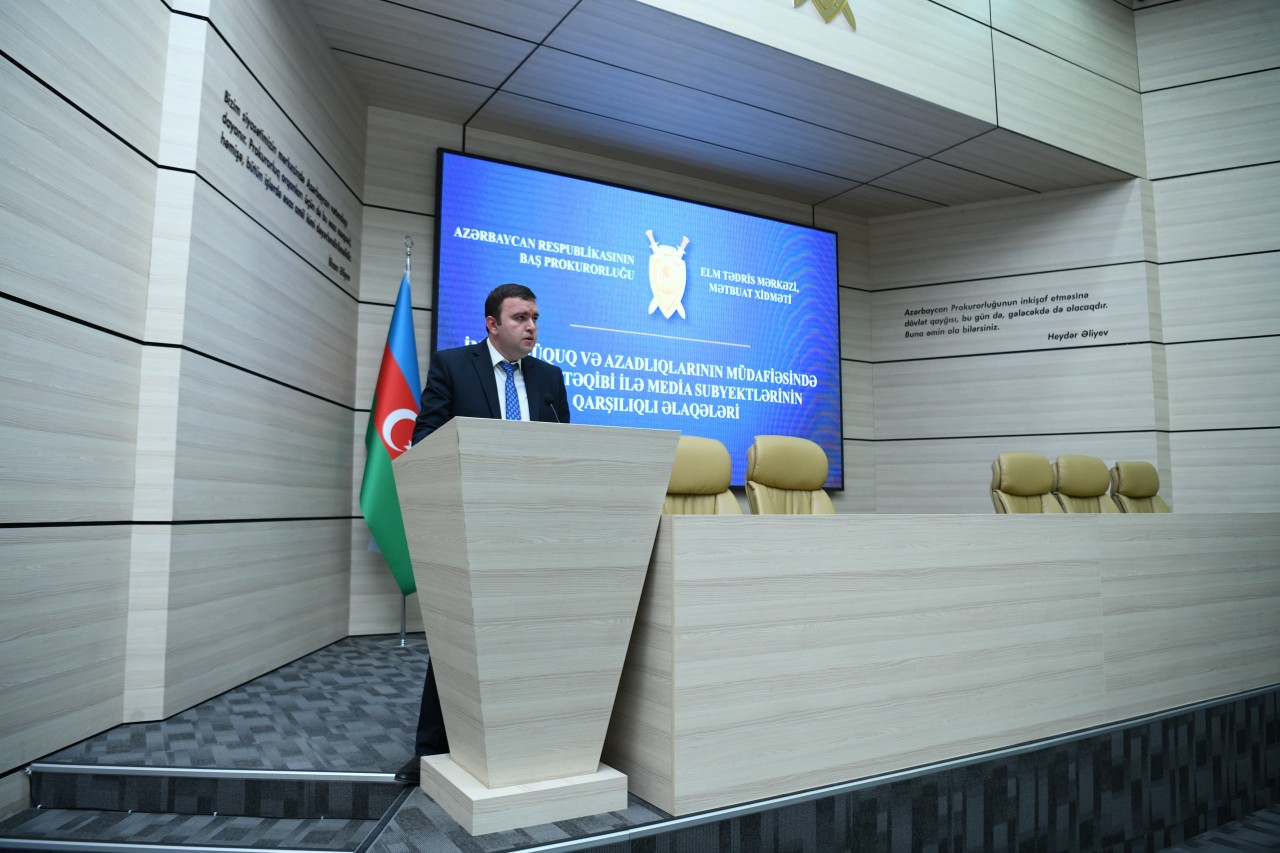 Baş Prokurorluqda media subyektləri və gənclərin iştirakı ilə tədbir keçirildi - FOTOLAR