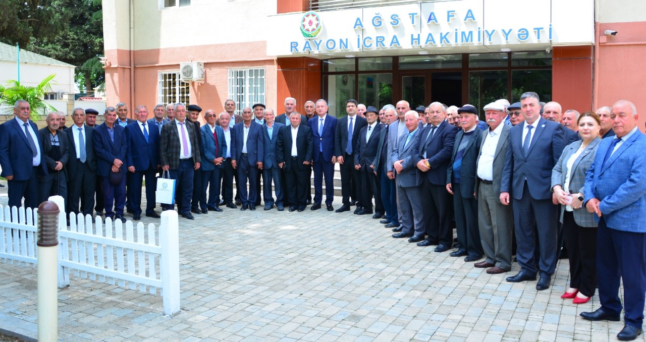 Ağstafa Rayon Ağsaqqallar Şurasının konfransı keçirilib - FOTOLAR