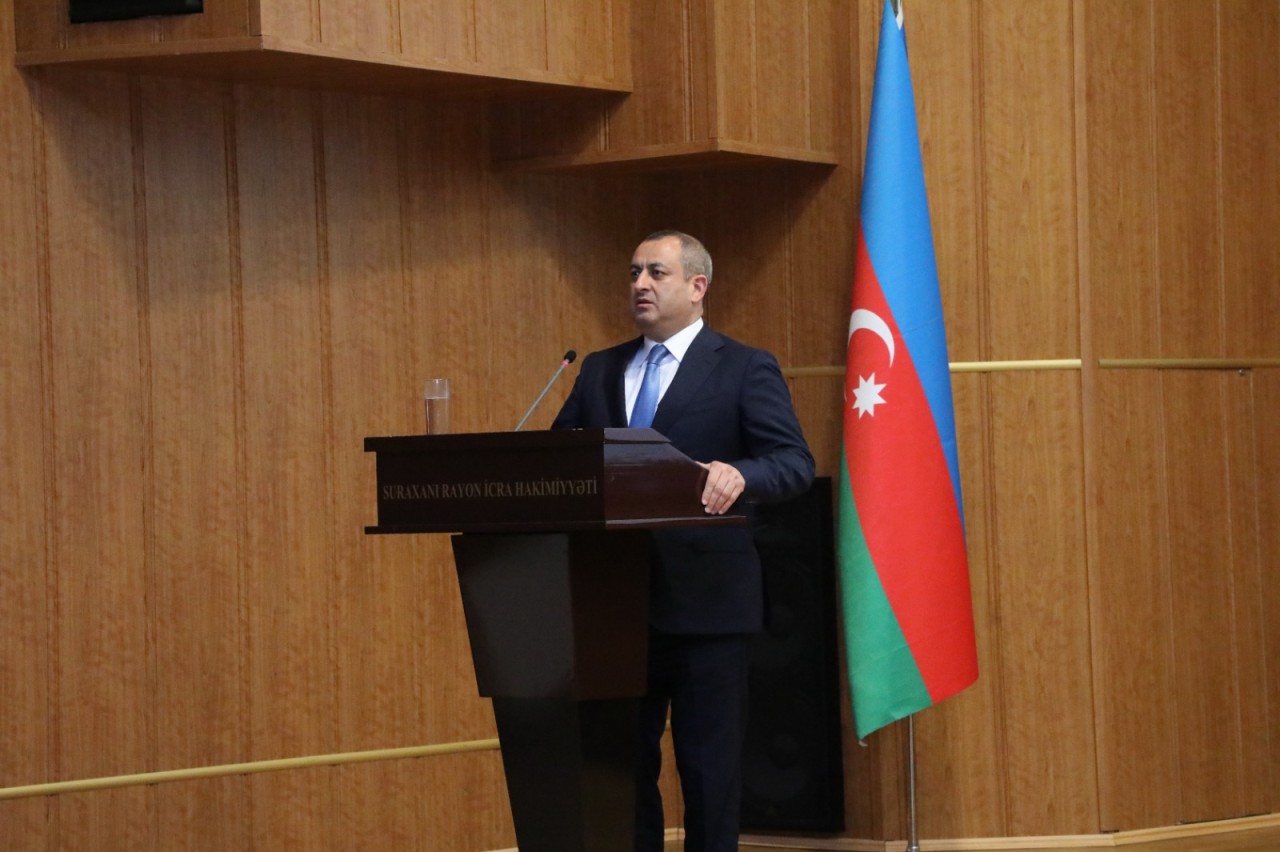 Suraxanıda Ulu Öndərə həsr olunmuş tədbir keçirilib - FOTOLAR