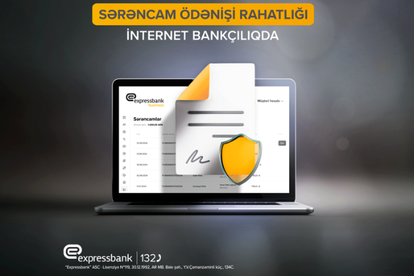Onlayn sərəncam ödənişləri"Expressbank"da Onlayn sərəncam ödənişləri"Expressbank"da