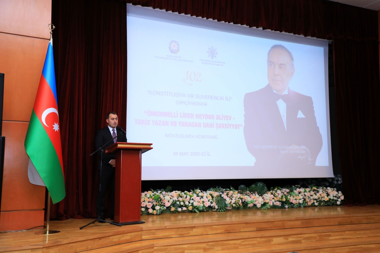 YAP Nizami rayon təşkilatı konfrans keçirdi - FOTOLAR
