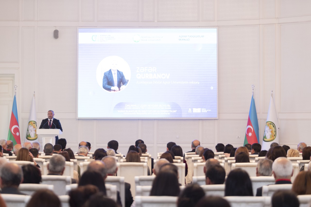 Nazir Məcnun Məmmədov elmi-praktiki konfransda iştirak edib - FOTOLAR